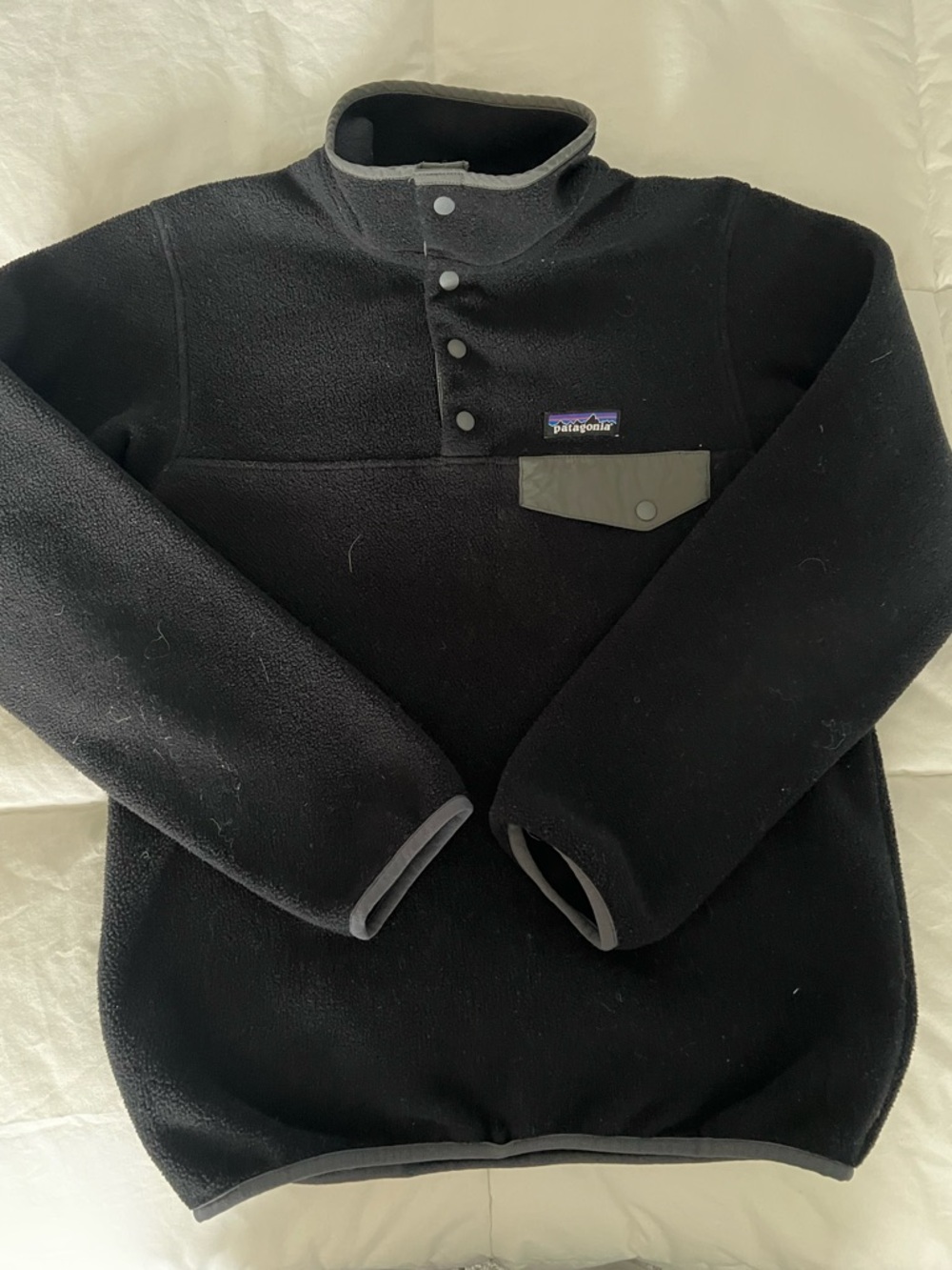 Patagonia Black Synchilla Snap-T Fleece Pullover